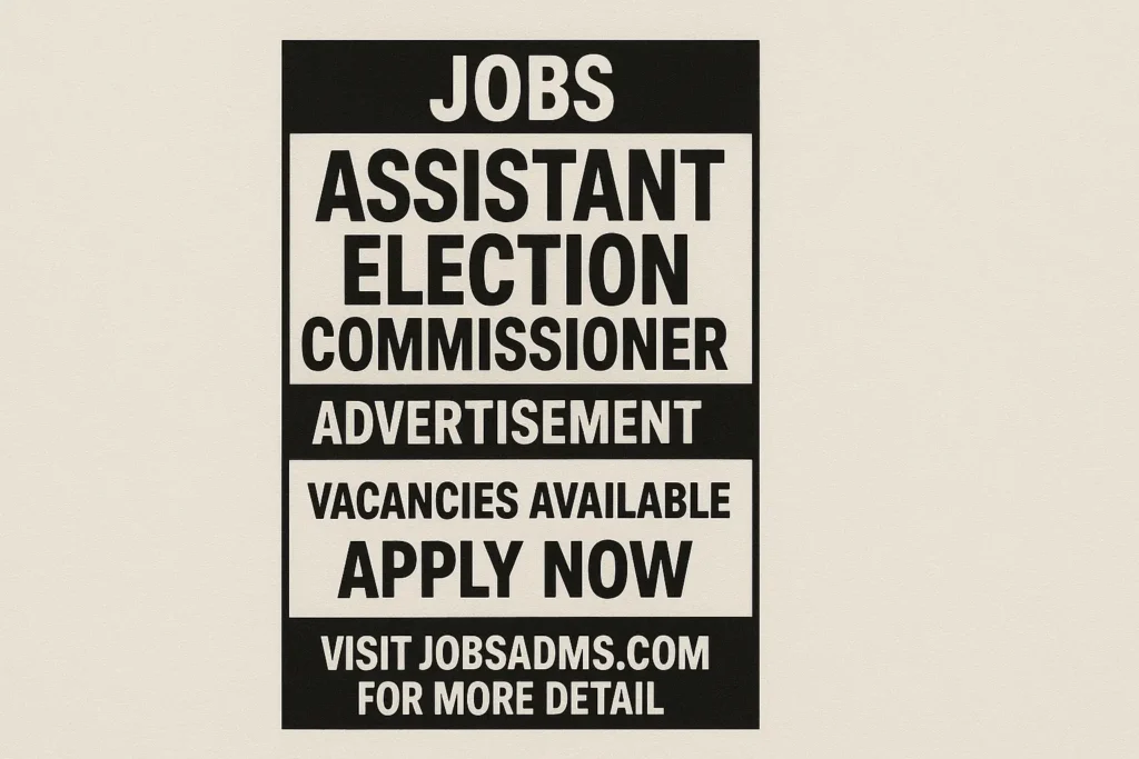Assistant Election Commissioner Jobs