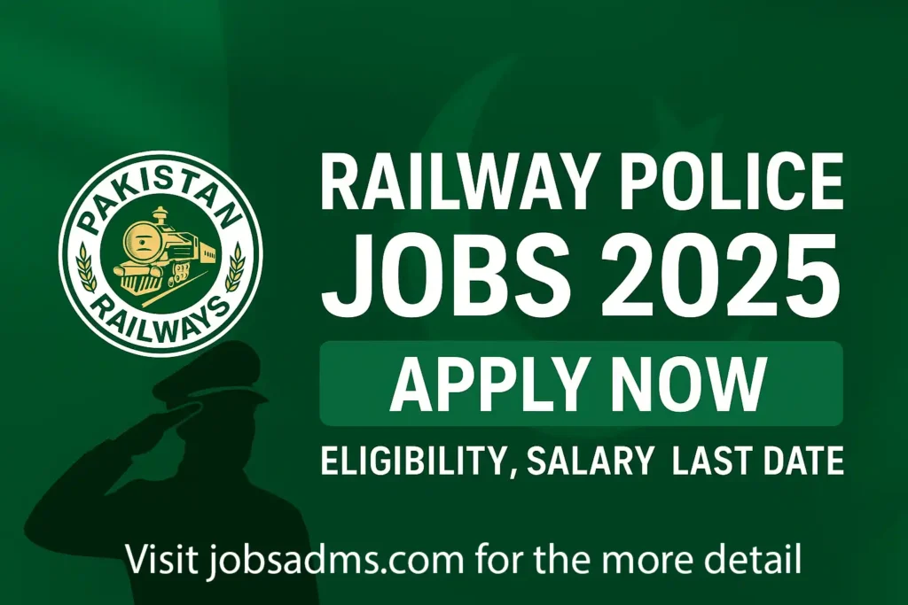 Railway Police Jobs 2025 | Apply Online  for Pak Railway Vacancies 